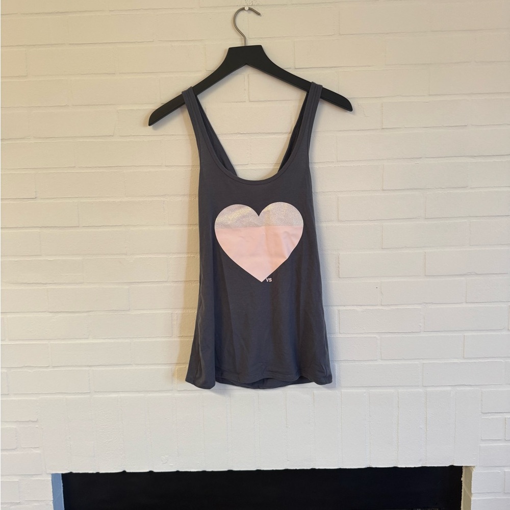Victoria's Secret Black Sleeveless Tank Top